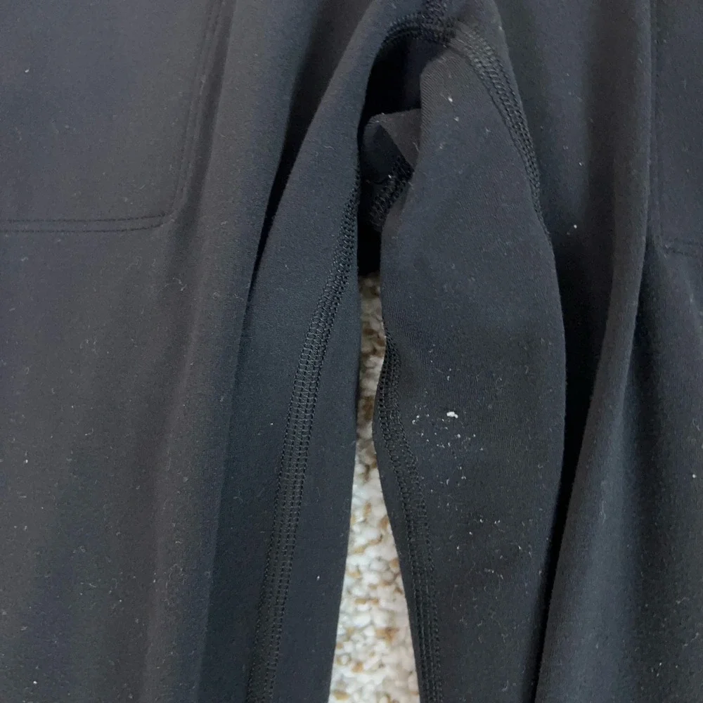 Lululemon Jogger Womens 4 Black Yoga Nulu Align High Rise Pockets Workout Gym